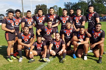 Vodafone Junior Warriors v Sharks u20s Team Photo (Photo : Steve Montgomery / OurFootyTeam.com)