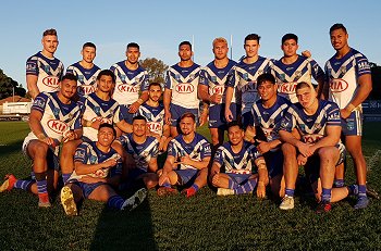 Canterbury-Bankstown BULLDOGS v Cronulla-Sutherland Sharks Round 16 NSWRL u20s Jersey Flegg Cup Team Photo (Photo : Steve Montgomery / OurFootyTeam.com)