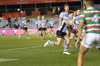 Cronulla - Sutherland Sharks u20s v South Sydney Rabbitohs Rnd 12 Match Jersey Flegg Cups Sat 01 May June 2019 Action (Photo : Steve Montgomery / OurFootyTeam.com) 