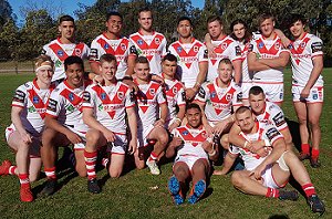 St. George DRAGONS Round 21 NSWRL u20s Jersey Flegg Cup Team Photo (Photo : Steve Montgomery / OurFootyTeam.com)