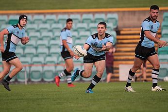 Angus ERNST Cronulla - Sutherland Sharks u20s v Manly SeaEagles Rnd 9 Match Jersey Flegg Cups Sat 11 May 2019 Action (Photo : steve montgomery / OurFootyTeam.com) 