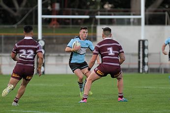 NSWRL Jersey Flegg Cup Trial Cronulla - Sutherland Sharks v Manly SeaEagles u20s Action (Photo : steve montgomery / OurFootyTeam.com)