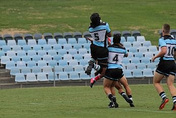 Cronulla SHARKS v Illawarra Steelers u18s SG Ball Cup Action (Photo : steve montgomery / OurFootyTeam.com)