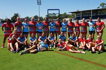 Cronulla Sharks and Illawarra Steelers U18 Tarsha Gale Cup Round 1 TeamPhoto (Photo : steve montgomery / OurFootyTeam.com)