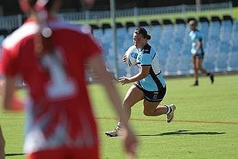 Cronulla Sharks v Illawarra Steelers U18 Tarsha Gale Cup u18 Womens Rugby League Action (Photo : steve montgomery / OurFootyTeam.com)