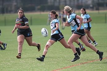 Zali Hopkins - Tarsha Gale Cup ELIMINATION FINALS - Rnd 10 - Penrith PANTHERS v Cronulla Sharks Action (Photo : steve montgomery / OurFootyTeam.com)