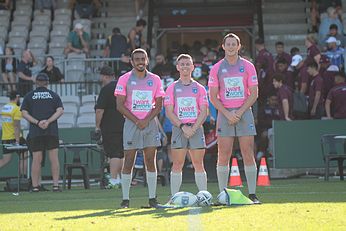 Bailey Collins, Blake Williams & Cody Simmons - REFEREE'S - Harold Matthews Cup - SEMI Finals Penrith Panthers v Manly-Warringah SeaEagles (Photo : steve montgomery / OurFootyTeam.com)