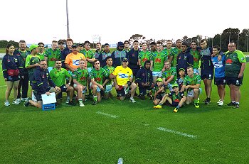 Canberra RAIDERS SG Ball Cup 2019 Semi Final v CC Roosters Team Photo (Photo : steve montgomery / OurFootyTeam.com)