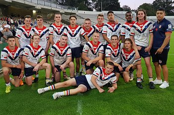 Central Coast ROOSTERS U 18s SG Ball Cup Semi Finals v Raiders Team Photo (Photo : steve montgomery / OurFootyTeam.com)