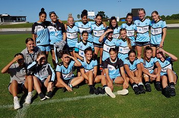 Cronulla SHARKS U18 Tarsha Gale Cup 2019 SEMI FINALS - TeamPhoto (Photo : steve montgomery / OurFootyTeam.com)