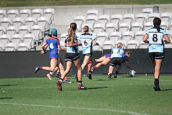 Tarsha Gale Cup u18 Girls Rugby League Newcastle Knights v Cronulla SHARKS GroupPhoto (Photo : steve montgomery / OurFootyTeam.com)