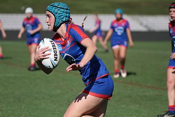 2019 Tarsha Gale Cup Semi Finals Newcastle Knights v Sharks Action (Photo : steve montgomery / OurFootyTeam.com)