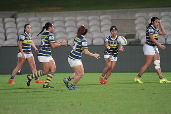 2019 NSWRL Tarsha Gale Cup SEMI FINALS - Illawarra Steelers v Parramatta Eels u18 womens Rugby League Action (Photo : steve montgomery / OurFootyTeam.com)