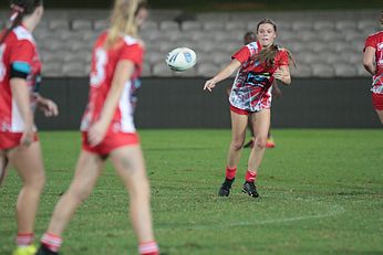 Tarsha Gale Cup u18 Girls Rugby League Illawarra Steelers v Parramatta Eels Action (Photo : steve montgomery / OurFootyTeam.com)