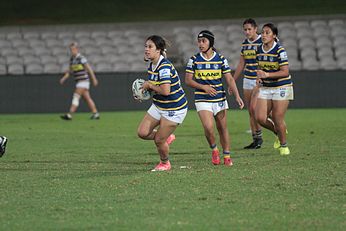 2019 NSWRL Tarsha Gale Cup SEMI FINALS - Illawarra Steelers v Parramatta Eels u18 womens Rugby League Action (Photo : steve montgomery / OurFootyTeam.com)