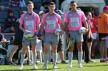 Curtis Robinson, Luke Saldern and Jordan Chidiac - Referee's - NSWRL SG Ball Cup Preliminary Finals Parramatta EELS v Illawarra Steelers (Photo : Steve Montgomery / OurFootyTeam.com)