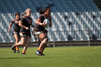 Harvey Norman Tarsha Gale Cup Preliminary Final WestsTigers v Illawarra Steelers U18 Action Photo's (Photo : steve montgomery / OurFootyTeam.com)