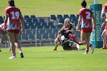 Illawarra Steelers v WestsTigers Tarsha Gale Cup Preliminary Final Action (Photo : steve montgomery / OurFootyTeam.com)