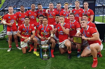 Illawarra Steelers 2019 win the SG Ball Cup GRAND FINAL Team Photo (Photo : Steve Montgomery / OurFootyTeam.com)