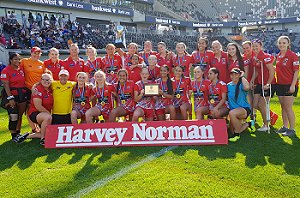The Illawarra STEELERS are the 2019 NSWRL Tarsha Gale Cup Champions (Photo : Steve Montgomery / OurFootyTeam.com) 