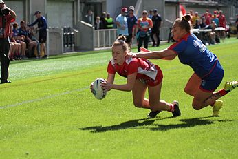 Newcastle Knights v Illawarra Steelers 2019 U18 Tarsha Gale Cup GRAND Final 1st Half Action (Photo : steve montgomery / OurFootyTeam.com)