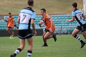 Balmain TIGERS v Cronulla - Sutherland Sharks Harold Matthews Cup U 16s Action (Photo : steve montgomery / OurFootyTeam.com)