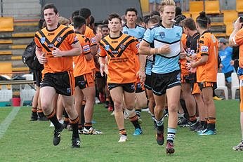 NSWRL SG Ball Cup Rnd 5 Balmain TIGERS v Cronulla - Sutherland SHARKS SG Ball Cup Action (Photo : steve montgomery / OurFootyTeam.com)