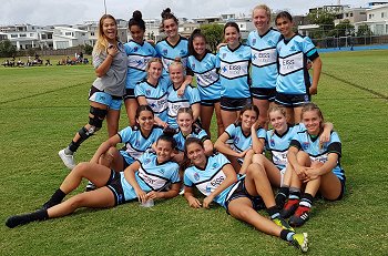 Cronulla SHARKS U18 Tarsha Gale Cup 2019 Rnd 6 v Knights TeamPhoto (Photo : steve montgomery / OurFootyTeam.com)