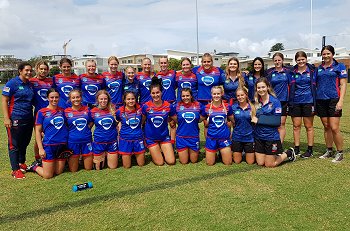 Newcastle KNIGHTS Tarsha Gale Cup Rnd 6 v Sharks TeamPhoto (Photo : steve montgomery / OurFootyTeam.com)