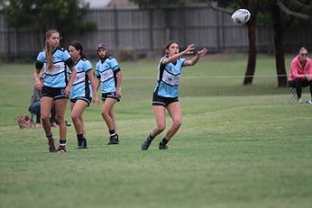 Newcastle Knights v Cronulla Sharks Tarsha Gale Cup Rnd 6 u18 Girls Rugby League Action (Photo : steve montgomery / OurFootyTeam.com)