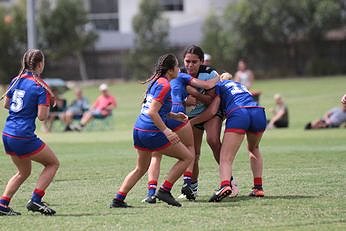 Cronulla Sharks v Newcastle Knights Tarsha Gale Cup u18 Girls Rugby League Rnd 6 Action (Photo : steve montgomery / OurFootyTeam.com)