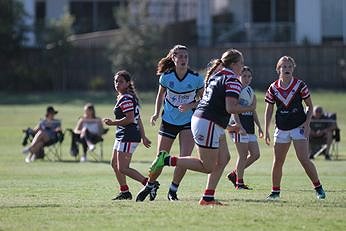 Sydney Roosters Indigenous Academy v Sharks U18 Tarsha Gale Cup Girls Rugby League Action (Photo : steve montgomery / OurFootyTeam.com)