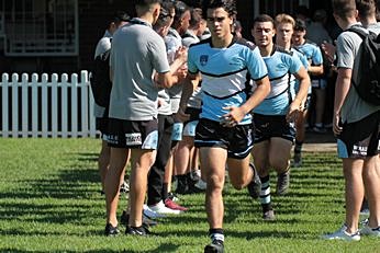 Jed Hardy leads this Sharks into Battle - Dragons v Sharks U16 Harold Matthews Cup Rnd 9 Action (Photo : steve montgomery / OurFootyTeam.com)