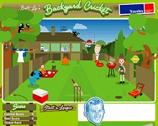 Play Brett Lee's backyard cricket!