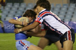 Jordan ten Cate in defence - Engadine Vs Menai at Shark Park (Photo's : ourfooty media)