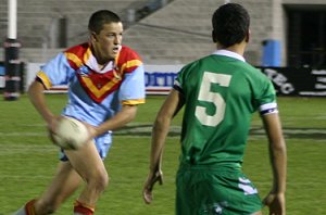 Dion Beattie was a ref all day at the HS Knockouts - De la Salle Vs Gymea Gorilla's Rnd 3 at Shark Park ( Photo : ourfooty media)