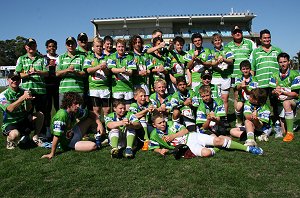 Dubbo EastRidge Cobra's U 13's after their tour game against the Cronulla Sharks at Shark Park ( Photo : ourfooty media)