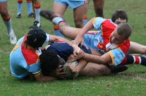 The Roosters are in again - Menai Roosters Vs De la Salle U 15A's (Photo : ourfooty media)