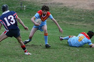 Brett Speers had a good game - Menai Roosters Vs De la Salle U 15A's (Photo : ourfooty media)