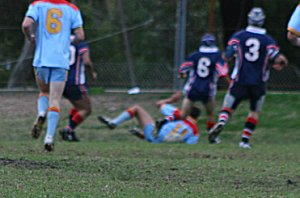 Dion scores - Menai Roosters Vs De la Salle U 15A's (Photo : ourfooty media)