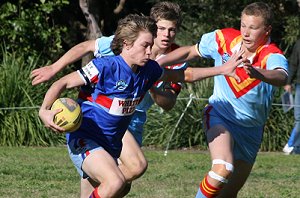 De La Salle Vs Engadine Dragons U 15a's Rnd 17 action ( Photo : ourfooty media ) 