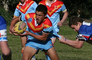 De La Salle Vs Engadine Dragons U 15a's Rnd 17 action ( Photo : ourfooty media ) 
