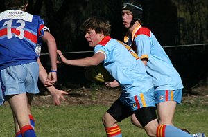 De La Salle Vs Engadine Dragons U 15a's Rnd 17 action ( Photo : ourfooty media ) 