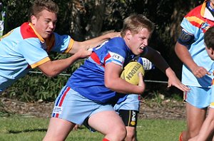 De La Salle Vs Engadine Dragons U 15a's Rnd 17 action ( Photo : ourfooty media ) 