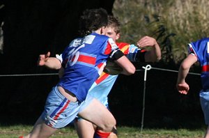 De La Salle Vs Engadine Dragons U 15a's Rnd 17 action ( Photo : ourfooty media ) 