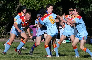 De La Salle Vs Engadine Dragons U 15a's Rnd 17 action ( Photo : ourfooty media ) 
