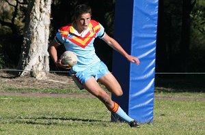 De La Salle Vs Engadine Dragons U 15a's Rnd 17 action ( Photo : ourfooty media ) 