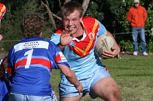 De La Salle Vs Engadine Dragons U 15a's Rnd 17 action ( Photo : ourfooty media ) 