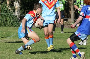 De La Salle Vs Engadine Dragons U 15a's Rnd 17 action ( Photo : ourfooty media ) 