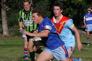 De La Salle Vs Engadine Dragons U 15a's Rnd 17 action ( Photo : ourfooty media ) 